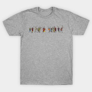 Medieval soldiers fighting T-Shirt